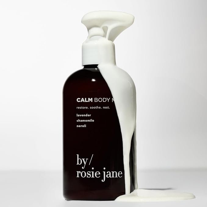 By Rosie Jane Calm Body Milk Skin Care - Milk Toner to Help Tone, Tighten and Hydrate Skin - Body Care Made with Lavender, Chamomile & Neroli - Helps Promote Anti-Aging & Boost Radiance (250ml)