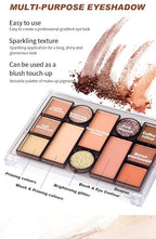 12 Colors Mini Glitter Eyeshadow Makeup Palette, Sexy