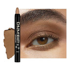 evpct Nude Brown Matte Cream Eye Shadow Sticks Brightener Pencils for Women, Nude Brown Silky Eyeshadow Applicator Stick Pen Waterproof, Blendable Crease-Proof Stick Eyeshadow Matte Eye Makeup 55