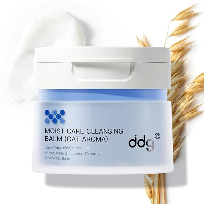 ddg Cleansing Balm–Makeup Remover Balm for Sensitive Skin,Eye Makeup Remover,Facial Cleanser for Waterproof Removal,Vegan Plant Oils,Nourishing & Hydrating,3.38 fl oz / 100 ml