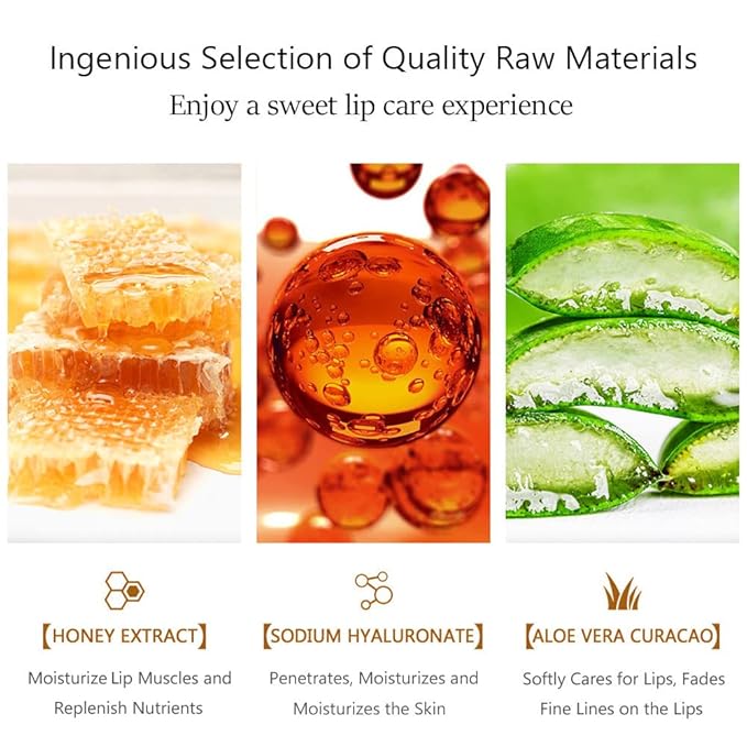 20Pcs Moisturizing Lip Mask, Restores Moisture