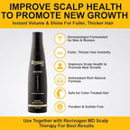 Revivogen MD Bio-Cleansing Shampoo for Thinning Hair, DHT Blocker Shampoo, Hair Loss Shampoo, Shampoo Thinning Hair, Soothes Scalp, Routine Shampoo for Women/Men Hair Loss, Hair Shampoo, 12oz