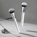 201 Angled Foundation Brush for Flawless Makeup Application Professional Liquid, Cream Powder Foundation Brush with Dense Bristles - Contoured for Precise Blending and Buffing