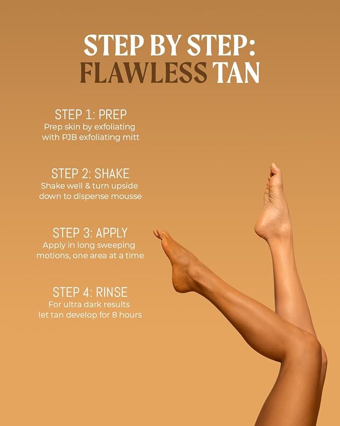 PETAJANE Ultra Dark Tanning Mousse, 7 Fl Oz, Pack of 2