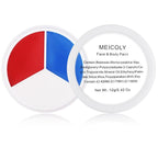 MEICOLY Red White and Blue Face Paint Palette,4th of July Accessories,4th of July Face Body Paint,4th of July Outfits for Women,Face Painting for Halloween SFX Clown Devil Spiderman Cosplay Makeup