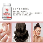 Silver Fern Hair Complex Hair Supplement - Each Bottle Contains a 30-Day Powder Supply - 1 Bottle