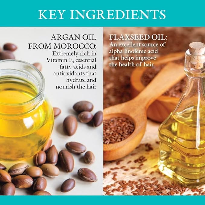 Ginger Lily Farms Salon Formula 100% Pure Morocco Argan Oil Treatment for All Hair Types, 100% Vegan & Cruelty-Free, 8 fl. oz.