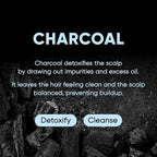 Charcoal Shampoo Bar 2.0 - Hydrating & Moisturizing Natural Hair Soap Bar Shampoo for Excess Oil Build-Up & Scalp Nourishment - Bathing Soap Solid Shampoo for All Hair Types (120g, 4.23oz)