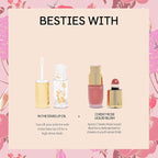 Winky Lux Rosé Glimmer Balm -Hydrating ph Lip Balm, Natural Pink Tint with pH Color Changing, Moisturize & Soften Lips While Leaving Sheer Pink Tint, with Vanilla Scent