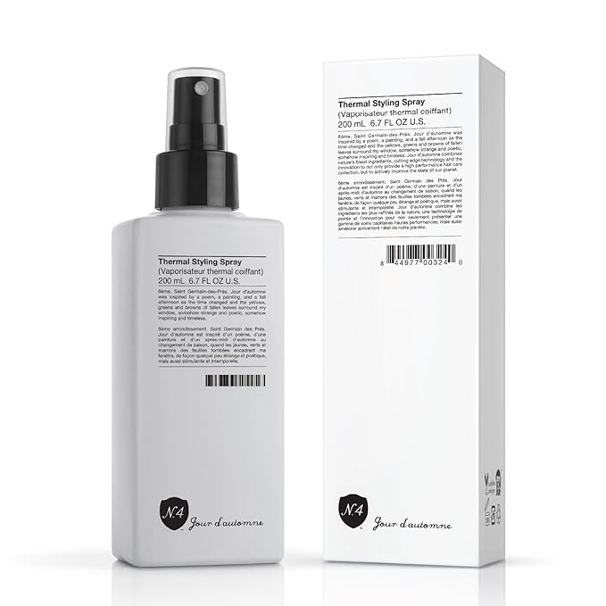 Number 4 Heat Protectant for Hair, Thermal Styling Spray, Blow Dry Spray, 6.7 oz