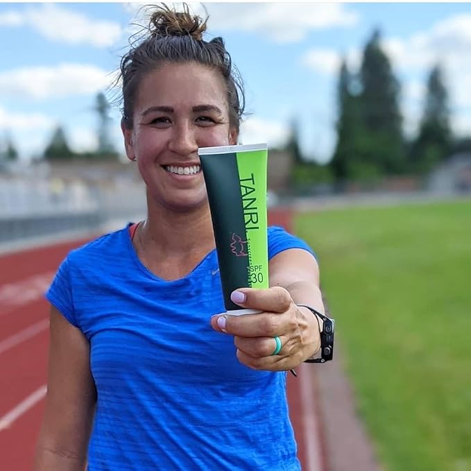 TANRI Mineral Sunscreen SPF30; Reef Safe Sunscreen for Face & Body, Zinc Oxide with Zero White Cast, SPF30 Sunblock for Hiking, Running and Outdoor Sports; 3 fl. oz. (1-Pack)