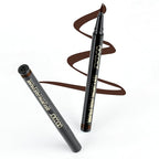 docolor Eyeliner, 2PCS Brown Liquid Eyeliner Waterproof Eye Liner Pen Super Slim Precise All Day Brown Eye Pencils Professional Makeup Liquid Eye Liner Pencil for Women