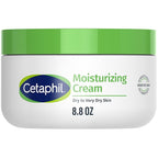 Cetaphil Face & Body Moisturizer, Hydrating Moisturizing Cream for Dry to Very Dry, Sensitive Skin, NEW 8.8 oz, Fragrance Free, Non-Comedogenic, Non-Greasy (Packaging May Vary)