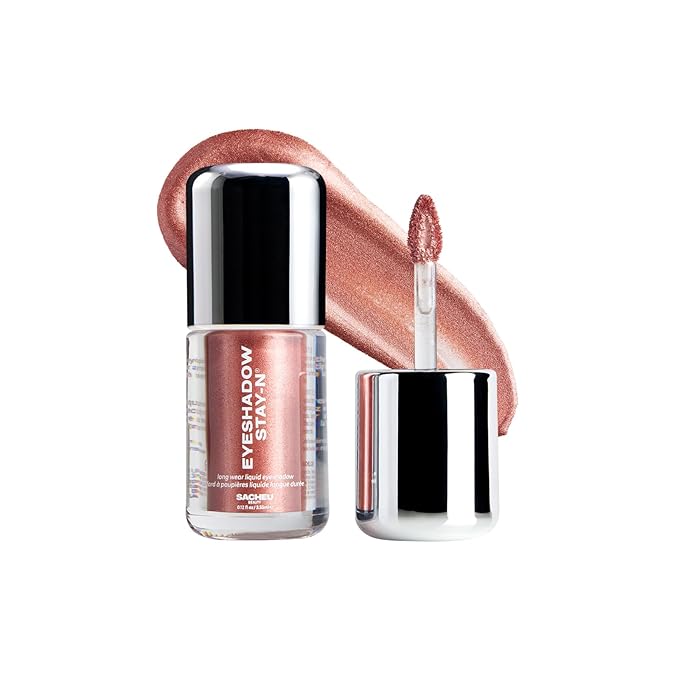 Sacheu Liquid Eyeshadow STAY-N Longwear Eye Makeup — Buildable Highly Pigmented & Blendable Eye Shadow Cream in Matte & Shimmer Finishes, Shu-ggah