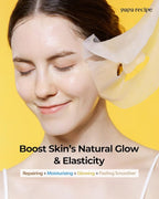 Papa Recipe Bombee Honey Mask Pack 25g * 10 sheets - Sheet Mask, Facial Skin Care, Deep Moisturizing Serum for Dry Skin - Korean Skin Care, K-Beauty, Ampoule Solidified, For radiant skin