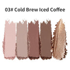 Neutral Nude Matte & Shimmer Eyeshadow Palette– Pink Cocoa Brown Champagne Gold Neutral-Warm Mattes Glitter Eye shadow Contour Makeup Palette for Mature Women, Blue Green Eyes, Daily Natural Makeup.