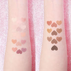 25 Colors Nude Champagne Gold Glitter Matte Shimmer Eyeshadow Palette for Eye Makeup,High Pigmented Brown Eye Shadow Primers Powder Palet de sombras de ojos