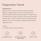 Kari Gran Lip Whip | Moisturizing Lip Balm with Organic Oils | Glossy Sheen + Peppermint | Rich Buttery Texture, Hydrates & Protects | Non-GMO, Organic Ingredients, Made in USA (Tinted Peppermint)