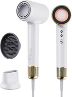 Professional Bi-Ionic Hair Dryer- mera Classic -Fast Drying Salon Results Blowdryer w/Magnetic Diffuser & Concentrator for Women, One Button Safe Mode for Cooling, cUL Certified, Lightweight, Travel