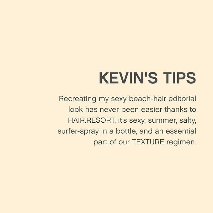 KEVIN.MURPHY HAIR.RESORT.SPRAY - Beach Look Hairspray - For Fine & Longer - Natural, Flexible Hold Hairspray - Lightweight Hairspray - Sulphate Free Hair Care - 150 mL / 5.1 fl oz