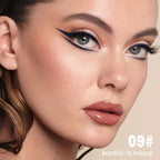 evpct Nude Shiny Longwear No-Budge Liquid Lip Color Lipstick Makeup, Highly Pigmented Color Instant Shine, Waterproof Long Lasting Lipstick for Women, Lip Stain Gloss with Lip Liner Brush, 09#