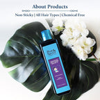 Blue Nectar Ayurvedic Baby Hair Oil with Organic Ghee, Almond Oil, Coconut Oil & Olive Oil for Hair and Scalp(18 Herbs, 3.38 Fl Oz)