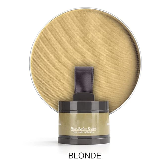 Hairline Powder (Blonde) - Instantly Conceal Gray Roots, Thin Hair Touch-Up, Hair Color Shadow Cover, 4g