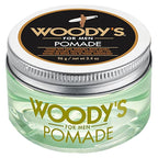 Woody's Hair Clay Pomade for Men - Matte Finish, Medium Hold, Water-Soluble Styling Gel for Men’s Hair - Strong Hold Pomade for Textured Looks, 3.4 oz