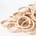 50PCS Large Blonde Hair Ties, Seamless Hair Bands, Soft Elastic Hair Ponytail Holders, No Damage, 2 Inch in Diameter
