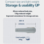 JMW Korean Professional Salon Hair Dryer AIR B with Diffuser & Dryer Stand 1600W - Light Weight, Powerful BLDC Motor, 100% Cool Wind Without Heat, Compact, Low Noise Blow Dryer for Home & Travel