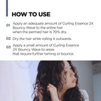 AMOS PROFESSIONAL Curling Essence 2X Bouncy Wave | For Wavy and Curly hair | Anti-Frizz Hair Styling Gel, 2 in 1 Hydrate and Smooths, Korean Hair Essence, 5 fl. oz.