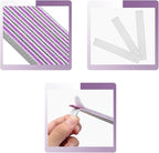 21 Pcs Nail File 80/80 Grit Nail Files,Gray Double Sided Emery Boards,Professional Nail Files for Natural and Acrylic Nails