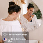 2 Pack Set - Concentrated Water flosser Rinse & Mouthwash Teeth WHITENING & Gum Care, Alcohol Free, Made in USA