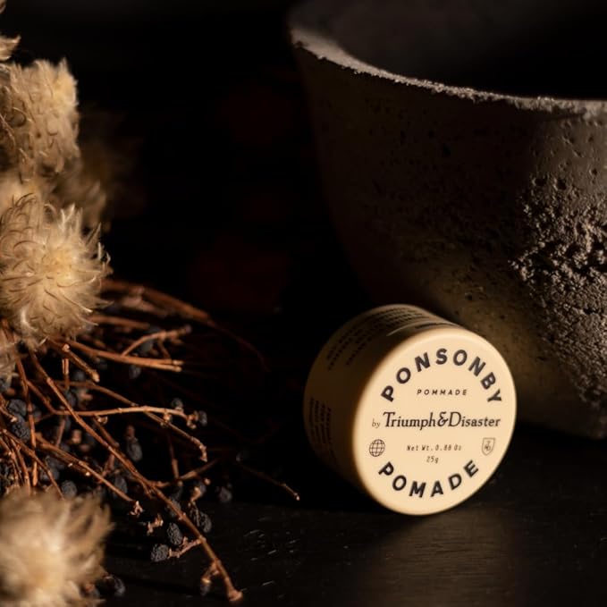 TRIUMPH & DISASTER Ponsonby Pomade – Medium Hold Hair Wax for Men and Women, High Shine, Non-Greasy Finish, 25g – Fine to Thick Hair