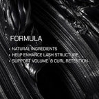 Radiant Professional Lengthening Mascara with silicone brush – Smudge-Proof Curl Mascara Volume and Length for Sensitive Eyes, Cruelty Free, Ideal for Mature & Young Women, 0.43 oz (02 Plum Brown)