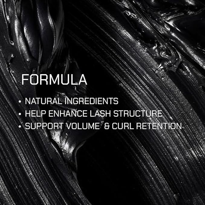 Radiant Professional Lengthening Mascara with silicone brush – Smudge-Proof Curl Mascara Volume and Length for Sensitive Eyes, Cruelty Free, Ideal for Mature & Young Women, 0.43 oz (01 Black)