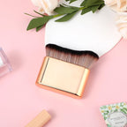 Self Tan Brush Soft Body Makeup Brush Portable Self Tanning Brush Self Tanner Face Brush Kabuki Foundation Brush for Body & Leg Makeup（Rose Gold）