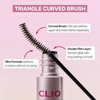 CLIO Kill Lash Superproof Mascara Fine, Waterproof Fixing Mascara, Natural Defining Look, Long-Lasting & Lengthening, Clump & Smudge-Free, for Sensitive Eyes, Korean Makeup Beauty (02 Mousse Brown)