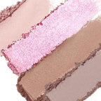 16Colors Light Purple Pink Brown Basics Matte Eyeshadow Palette,Eye Shadow Travel Makeup Palette all in one Long Lasting Waterproof Ultra-Blendable,Great for Travel Gift Kit