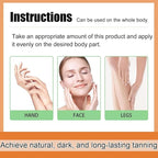 Natural Tanning Gel | Tanning Lotion | Tanning Gel, Lngredients:Carrot, Indoor/Outdoor Tanning Lotion for Tattoo & Color Fade Protection, Anti-Orange, Anti-Aging & Anti-Wrinkle Natural