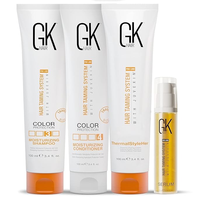 GK HAIR Global Keratin Moisturizing Shampoo and Conditioner Sets (MOIS-DUO-Thermal-S10)