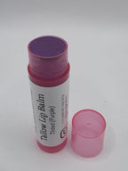 Tallow Lip Balm (3 Pack) (Tinted Purple) Handmade Grass Fed Beef Tallow Lip Balm with Nourishing Oils