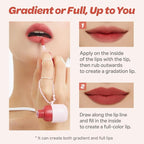 I'M MEME Color Key Ring Velvet Lip Tint - 03 Baked Brick | Long Lasting Lip Stain, Matte Finish, Smooth Texture, Kbeauty, Cute Korean Makeup, Compact, Portable Keychain, Travel-Friendly, Gift, 2.8g