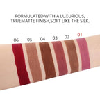 evpct 1Pcs Mauve Matte Liquid Lipstick Lip Gloss Glossy Set for Black Women 24 Hour Pink Silky Velvet Lipstick labiales matte larga duracion mate 24 horas originales 01#