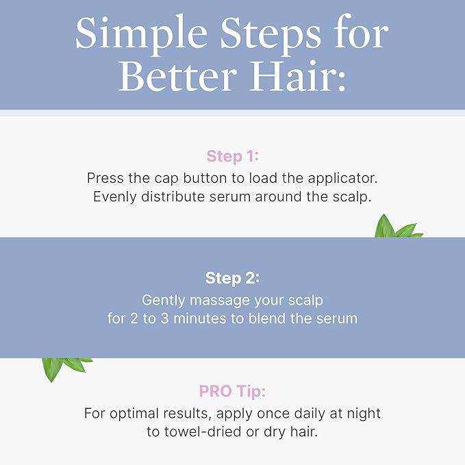 Better Not Younger Superpower+ Advanced Densifying Serum - Hair Fortifier with Biotin, Niacinamide, Rosemary & Apple Cider Vinegar for Stronger, Fuller Hair