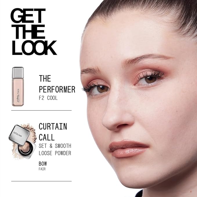 about-face THE PERFORMER Skin-Focused Foundation F2Cool – Medium Coverage, Long-Wear, Breathable & Buildable Base – Clean, Vegan, Hydrating Formula with Blue Agave & Chlorella – 1.08oz