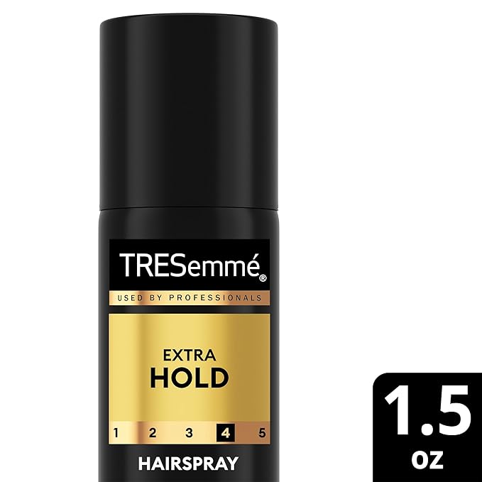TRESemmé Travel Hairspray, Extra Hold, 12-Pack – Moisturizing Hair Spray, Anti-Humidity, Anti-Frizz Hair Products, 1.5 Oz Ea