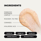 Persimmon Body Wash for Odor Control – Korean Persimmon Extract, Natural Deodorizing Cleanser, Sulfate-Free & Gentle, pH Balanced for Sensitive Skin, 24-Hour Freshness (17.63 oz / 500g)