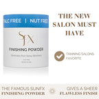 SunFX Post Spray Tan Translucent Finishing Powder | Talc Free | Sunless Tanning Setting Powder | Shimmer | Cheeky Sunshine 4.00 Ounce (Pack of 1)