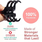 4 Pieces Hair Claw Clips,Morhom Big Size Hair Claws 2.0 Inch Hair Jaw Clip for Women Girls Thick or Medium Hair